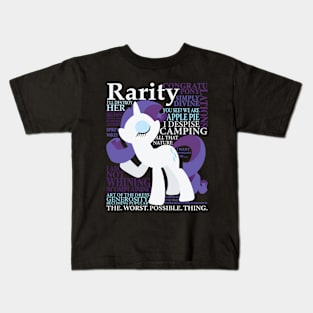 Many Words of Rarity Kids T-Shirt